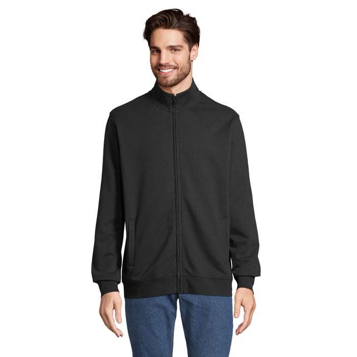 Veste zippée promotionnelle unisexe Cooper Noir 1